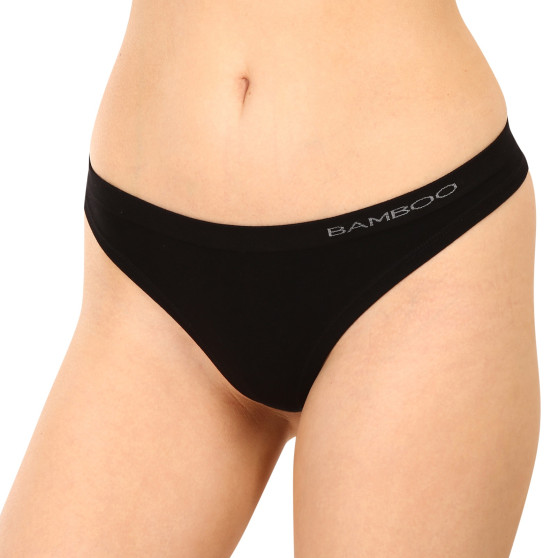 Tanga de mujer Gina bamboo negro (05013)