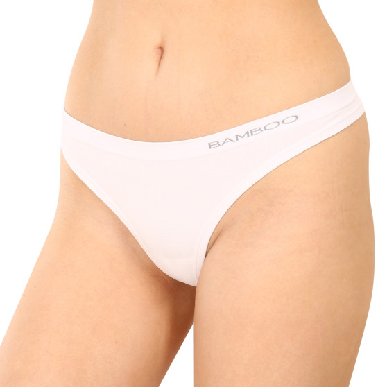 Tanga de mujer Gina bamboo white (05013)