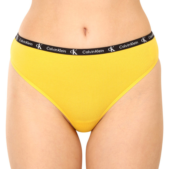 2PACK tanga de mujer Calvin Klein multicolor (QD3990E-BNR)