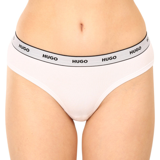 3PACK bragas de mujer HUGO blanco (50469657 100)