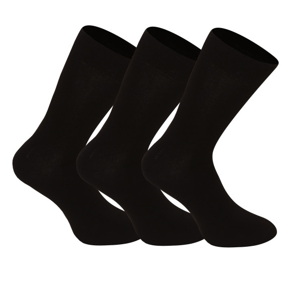 3PACK calcetines Nedeto high bamboo negro (3NDTP001)