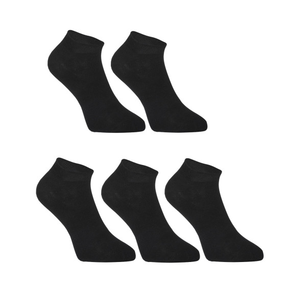 5PACK calcetines Styx low bamboo negro (5HBN960)