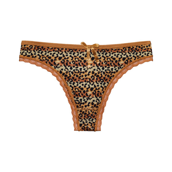 Tanga mujer Fine mujer multicolor (807-mixbrown)