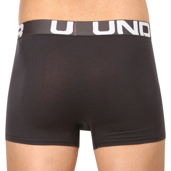 3PACK Boxers para hombre Under Armour negro (1363616 001)