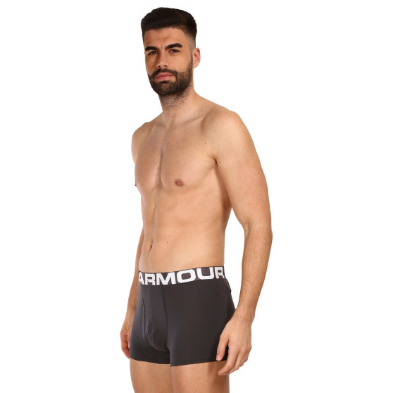 3PACK Boxers para hombre Under Armour negro (1363616 001)