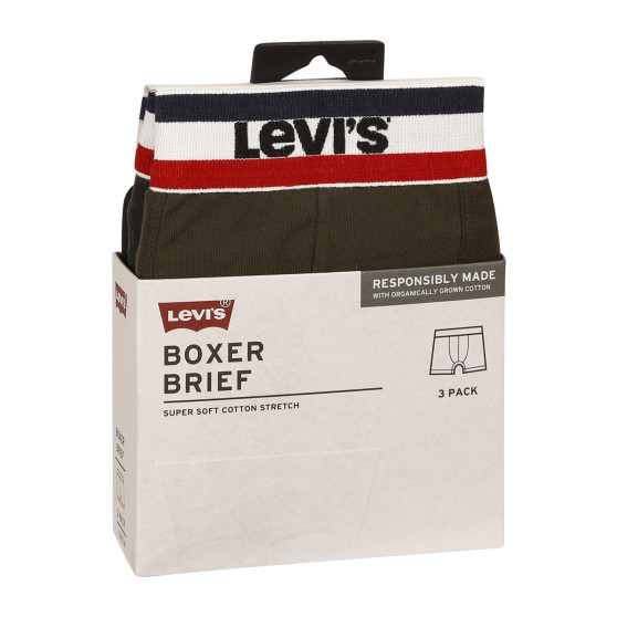 3PACK Boxers para hombre Levis multicolor (100002870 009)