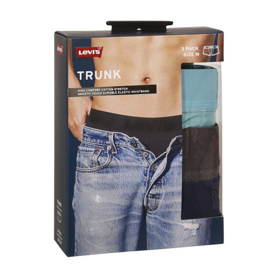 3PACK Boxers para hombre Levis multicolor (905042001 020)