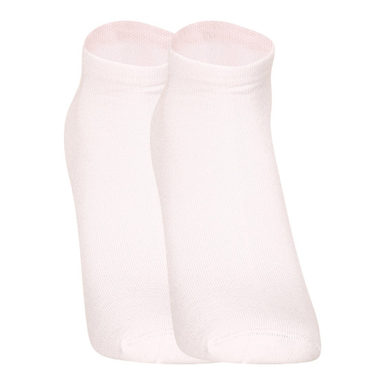 2,5PACK calcetines Nedeto bajo bambú blanco (2,5NDTPN100)