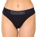 Tanga de mujer Calvin Klein azul oscuro (QF6774E-CHW)