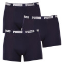 3PACK Boxers para hombre Puma azul (701206546 002)