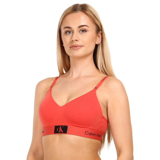 Sujetador de mujer Calvin Klein rojo (QF7218E-97A)