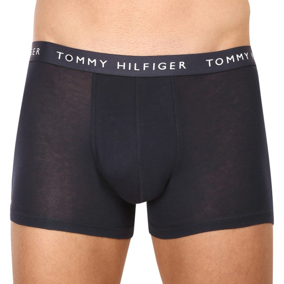 3PACK Boxers para hombre Tommy Hilfiger azul oscuro (UM0UM02324 0X0)