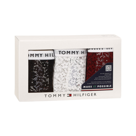 3PACK bragas de mujer Tommy Hilfiger multicolor (UW0UW04513 0WE)