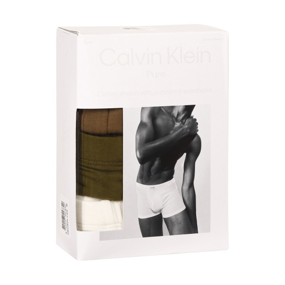 3PACK Boxers para hombre Calvin Klein multicolor (NB3262A-CBW)