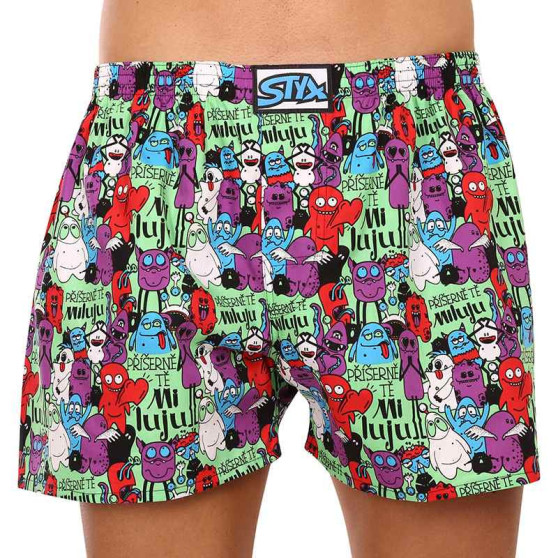 3PACK short hombre Styx art classic goma multicolor (3A12569)