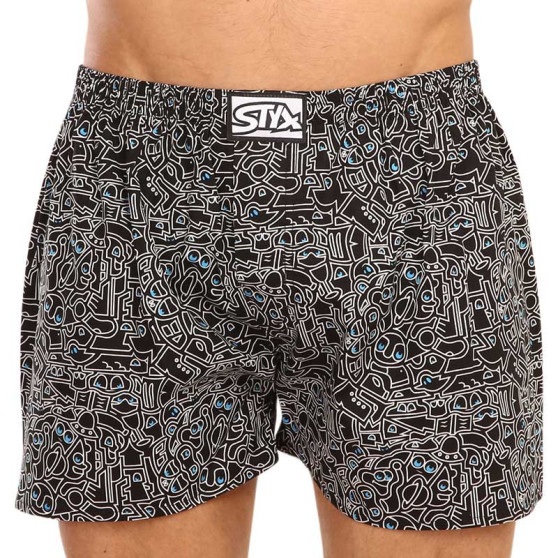 3PACK short hombre Styx art classic goma multicolor (3A12569)