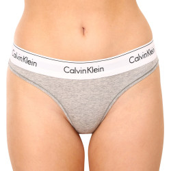 Tanga de mujer Calvin Klein gris (F3786E-020)