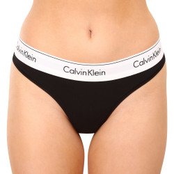 Tanga de mujer Calvin Klein negro (F3786E-001)