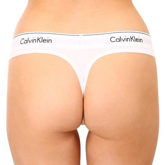 Tanga de mujer Calvin Klein blanco (F3786E-100)