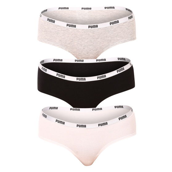 3PACK bragas de mujer Puma multicolor (503007001 015)