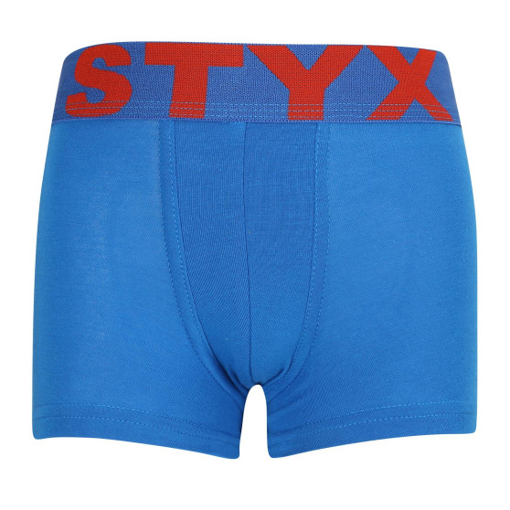 Boxers para niños Styx goma deportiva azul (GJ1167)