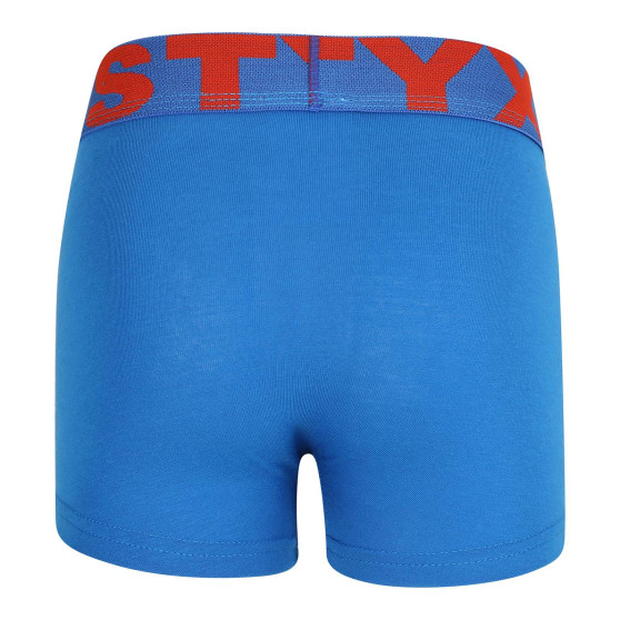 Boxers para niños Styx goma deportiva azul (GJ1167)