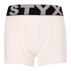 Boxers para niños Styx goma deportiva blanco (GJ1061)