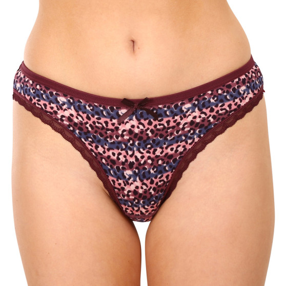 5PACK tanga mujer Fine mujer multicolor (807)