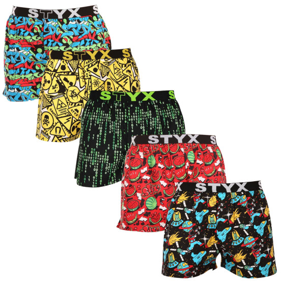 5PACK short hombre Styx art sports goma multicolor (5B1112950)