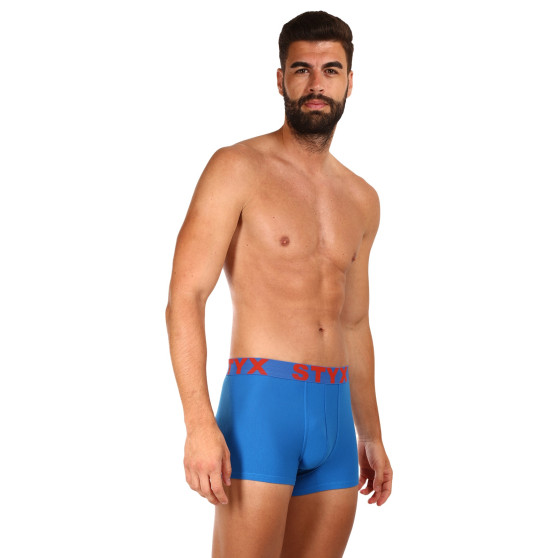 3PACK Boxers para hombre Styx goma deportiva multicolor (3G10137)