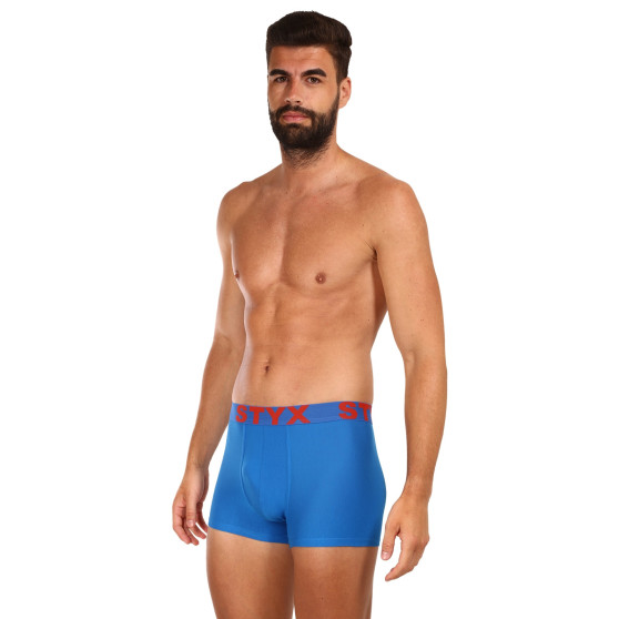 3PACK Boxers para hombre Styx goma deportiva multicolor (3G10137)