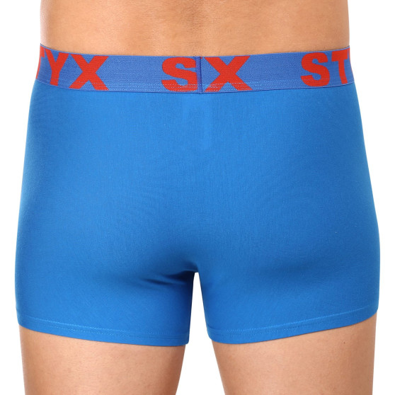 3PACK Boxers para hombre Styx goma deportiva multicolor (3G10137)