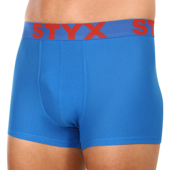 3PACK Boxers para hombre Styx goma deportiva multicolor (3G10137)