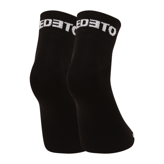 5PACK calcetines Nedeto calcetines tobilleros negro (5NDTPK001-brand)