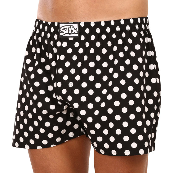 Calzones de hombre Styx art goma clásica sobredimensionado polka dots (E1650)