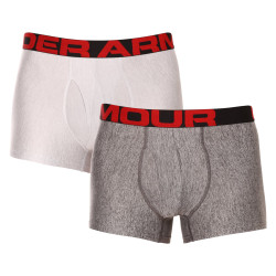 2PACK Boxers para hombre Under Armour gris (1363618 011)