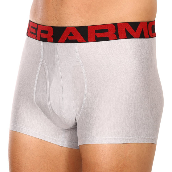 2PACK Boxers para hombre Under Armour gris (1363618 011)