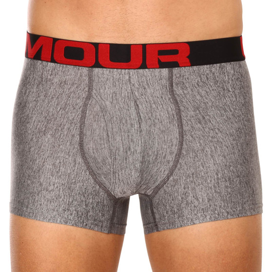 2PACK Boxers para hombre Under Armour gris (1363618 011)