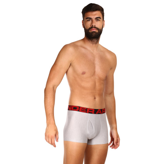 2PACK Boxers para hombre Under Armour gris (1363618 011)