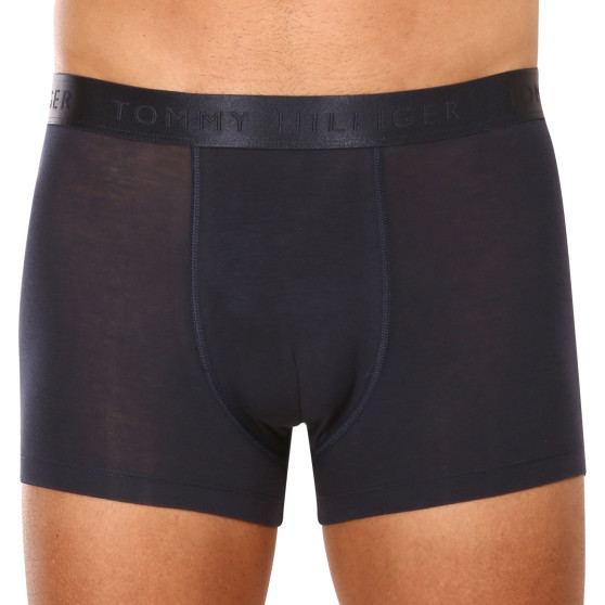 3PACK Boxers para hombre Tommy Hilfiger azul oscuro (UM0UM02760 0WT)