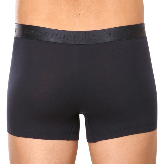 3PACK Boxers para hombre Tommy Hilfiger azul oscuro (UM0UM02760 0WT)