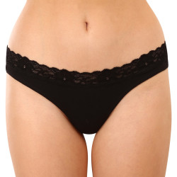 Tanga de mujer Styx con encaje negro (ITK960)