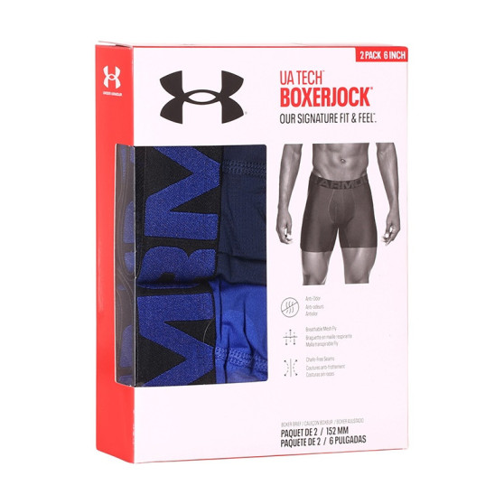 2PACK Boxers para hombre Under Armour sobredimensionado multicolor (1363619 408)