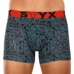 Boxers para hombre Styx long art sports rubber doodle (U1256)