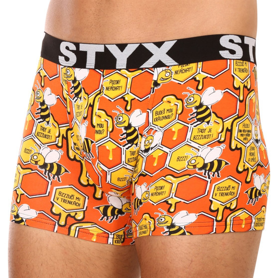 Boxers para hombre Styx long art sport rubber bees (U1654)