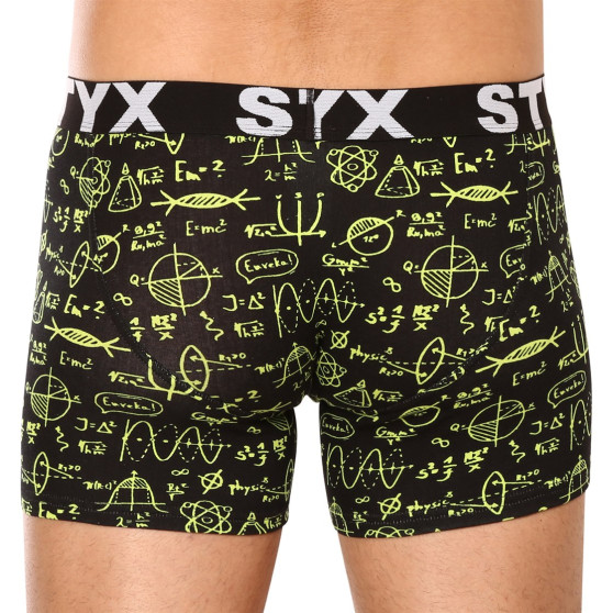 Boxers para hombre Styx larga arte deportes goma física (U1652)