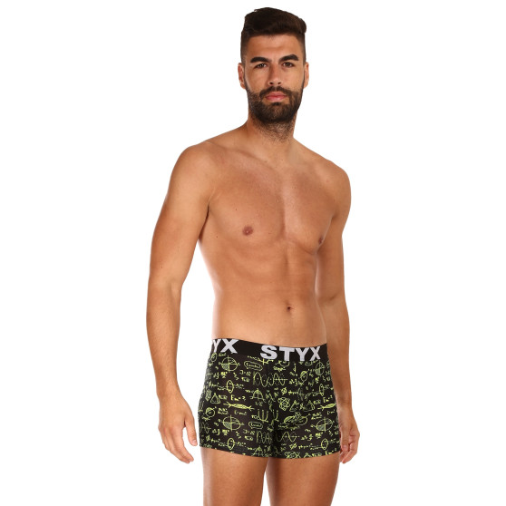 Boxers para hombre Styx larga arte deportes goma física (U1652)