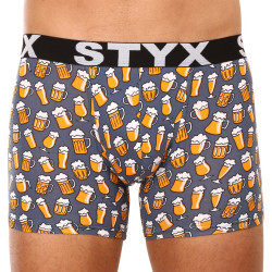 Boxers para hombre Styx largo arte deportes caucho cerveza (U1357)