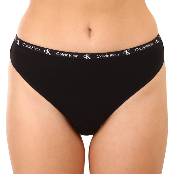 2PACK tanga de mujer Calvin Klein multicolor (QD3990E-BP5)