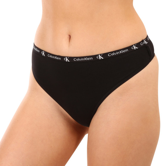 2PACK tanga de mujer Calvin Klein multicolor (QD3990E-BP5)